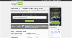 Desktop Screenshot of commercialpropertyonline.co.uk